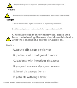 Equipo de cuidado de la salud de terapia complementaria de 9000V, masajeador de plástico para insomnio, estreñimiento, dolor crónico, fatiga - Product Image 6