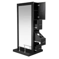 Neuestes Design Friseur Friseursalon Möbel Doppelseite Ganzkörper Styling Spiegel Station