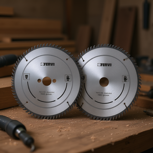 Hoja de sierra Fervi para madera con revestimiento de metal duro 7000 rpm - Product Image 3