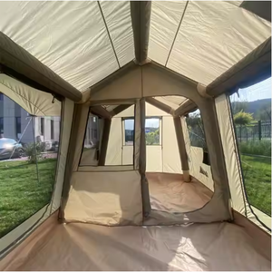 Tenda da Campeggio Familiare di Lusso per Esterni, Casa a 2 Porte, 4 Stagioni, Impermeabile, in Tela Oxford - Product Image 4