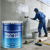 Membrane d'étanchéité liquide en polyuréthane invisible pour carrelage de salle de bain, douche et toiture – Matériau de construction anti-fuite