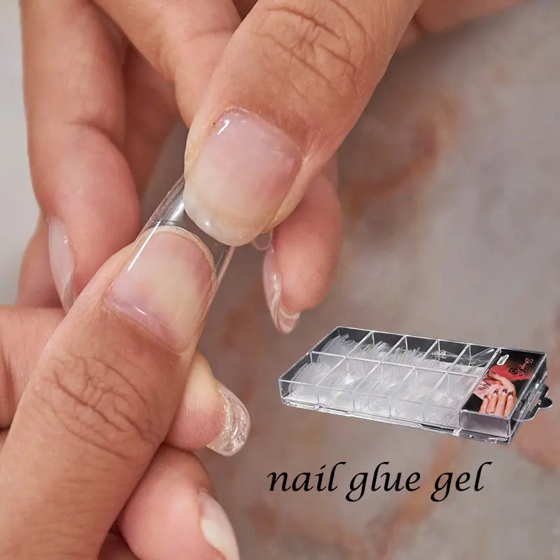 Günstige UV-Nagels pitzenform Nagel kleber Gel für Acryl Nagel verlängerung sgel Kleber Basis Gel einweichen