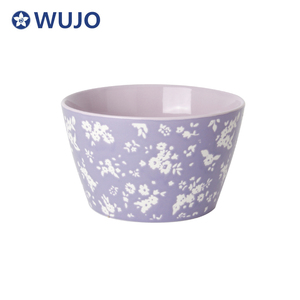 Bộ 4 Bát Gốm Bát Đồ Đá Tráng Men Màu Bát Súp Gốm Lớn - Product Image 5