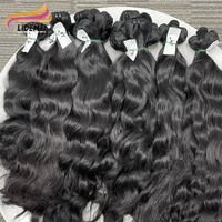 Extensions de cheveux indiens Remy vierges bruts, cuticules alignées, double tirage, micro-anneaux, bouclés, ondulés, résistants à la chute, doux et brillants