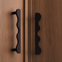 Poignée de porte double en laiton de luxe sur mesure
