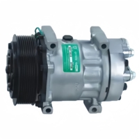Compresseur de climatisation universel 24V 7H15-WZ 132X 8pk SD709 SD8112 Compresseur d'air électrique pour climatisation de voiture
