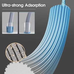 Absorbent PVA Sponge <b>Flat</b> <b>Mops</b> Folded in Half Squeeze Water <b>Mop</b> Retractable Stainless Steel <b>Mop</b> Free Hand Wash - Product Image 4