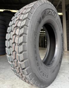 Neumático de Marca Económico para 315/80R22.5, Buen Rendimiento, Patrón de Banda de Rodadura Ancha y Profunda, para Camión, de Marca Reconocida - Product Image 2