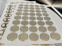 Étiquettes de lettres métalliques autocollantes personnalisées autocollants minces en relief de transfert de logo en nickel doré électroformé décalcomanies métalliques