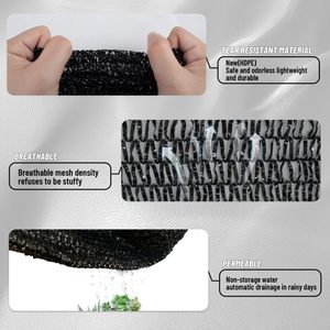 Đen densified dày HDPE/PE nhựa xách tay dù để che nắng nông nghiệp Shading <span class=keywords><strong>Net</strong></span> cho sân ban công bóng râm buồm lưới - Product Image 6