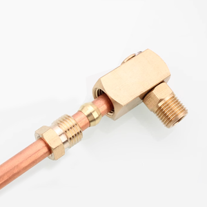 새로운 디자인 슬라이더 유압 팔꿈치 관절 360 도 회전 팔꿈치 황동 남성 직각 팔꿈치 피팅 - Product Image 2