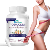 Pilules et capsules brûle-graisses pour adultes OEM/ODM |   Brûleur de graisse naturel végétalien certifié HALAL, coupe-faim, favorise la santé