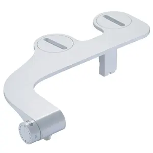 Custom Ultra Slim Attachment Dual Nozzle Self-cleaning Toilet Bidet Sprayer Non Electric Shattaf Toilet Bidet