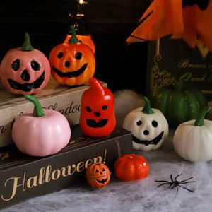 Halloween realista calabaza bruja figurita decoración creativa vacaciones ramo hecho a mano DIY tela Interior precio de fábrica rápido - Product Image 2