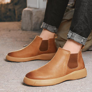 Chaussures haut de gamme avec empeigne en cuir véritable et semelle en caoutchouc antidérapante, idéales pour les affaires et les vacances - Product Image 1