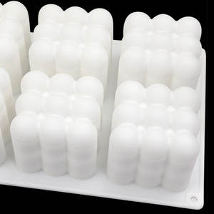 Molde de silicona con forma de cubo mágico en 3d, molde de silicona con forma de nube, Fondant, para helados, repostería, Chocolate, postres, artesanías hechas a mano - Product Image 3