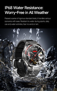 Montre connectée ECG TK40, suivi de santé, examen physique, fréquence cardiaque, température corporelle, étanche, OEM - Product Image 4