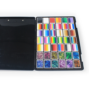 Kit de Pintura Facial Lavable No Tóxica para Niños, Paleta de 20 Colores con Purpurina, Certificación EN71, para Fiestas Infantiles y Festivales, Venta al Por Mayor - Product Image 2