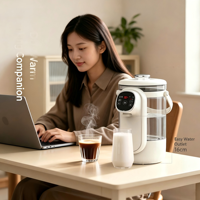 Distributeur d'eau chaude électrique entièrement automatique de 3,5 L, bouilloire électrique domestique à température constante avec fonction maintien au chaud intégrée