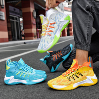 Chaussures de basketball pour hommes, design Broken Shadow, collection été, maille respirante, chaussures de running
