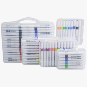 <span class=keywords><strong>Pennarelli</strong></span> Acrilici a Punta Singola 12/24/36/48 Colori, Set Artistico Impermeabile e Sicuro <span class=keywords><strong>per</strong></span> <span class=keywords><strong>Tela</strong></span>, Legno, Pietra - Product Image 1