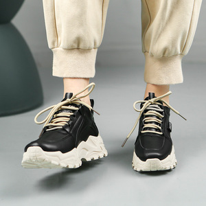 <strong>Daddy</strong> Shoes Women Shoes Winter New Retro Simple Thick Sole Casual Women Shoes - Product Image 3
