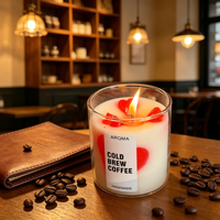 Gelaagde geurige jelly wax herbruikbare tumbler pot kaars geurkaars aromatherapie kaars voor kamerdecoratie bulkbestelling privé