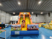 Usine professionnelle utilisation à domicile sautant enfants gonflable rebond maison enfants gonflable Yacht toboggan avec toboggan Combo