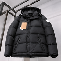 Doudoune pour homme, veste d'hiver pour homme, doudoune matelassée en jean et cuir, coupe-vent décontracté imperméable pour homme