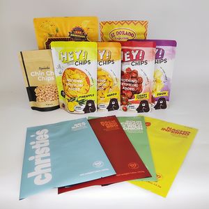 Bolsa Ziplock de pie de plástico Doypack con impresión de logotipo personalizado, bolsas de Mylar, contenedor grande para bolsas de patatas fritas - Product Image 6