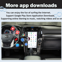 Radio de coche con pantalla Android de 13.6 pulgadas para Toyota 4Runner 4 Runner 2009 2010 2011-2019 Unidad multimedia autoradio Receptor estéreo