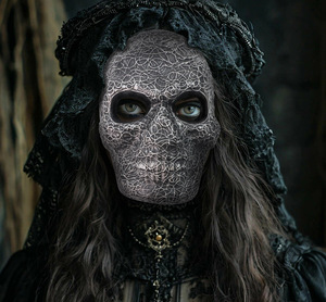 <span class=keywords><strong>Maschera</strong></span> Divertente a Forma di <span class=keywords><strong>Scheletro</strong></span> per Halloween, Atmosfera Horror per Feste in <span class=keywords><strong>Maschera</strong></span> - Product Image 2