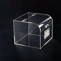 Boîte à bonbons transparente personnalisée en acrylique, pot de présentation pour noix et épices, distributeur, conteneur de stockage alimentaire en vrac avec couvercles