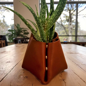 Portapenne in pelle con motivo a <span class=keywords><strong>vaso</strong></span> - Product Image 1