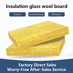 Glass Wool <strong>Insulation</strong> Board for Wall Roof Thermal <strong>Acoustic</strong> Soundproofing Fireproof Construction Material - Product Image 1