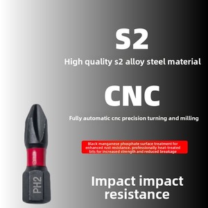 MYJ High Quality 25mm 50mm Steel Flat-Head Hexagon Multi-specification Magnetic Cordless Impact Screw <b>Bit</b> Set 25pcs Steel Imp - Product Image 6