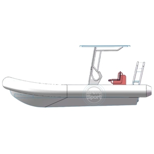 Haute vitesse 19ft aluminium <span class=keywords><strong>semi</strong></span>-<span class=keywords><strong>rigide</strong></span> Double coque RIB 480 <span class=keywords><strong>bateau</strong></span> gonflable surf pêche ponton utiliser aviron en plein air - Product Image 5