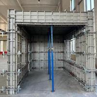 Système de coffrage en acier allié zinc-aluminium-magnésium Zhongxing pour dalles et colonnes de villa - Haute résistance, léger, réutilisable, lisse
