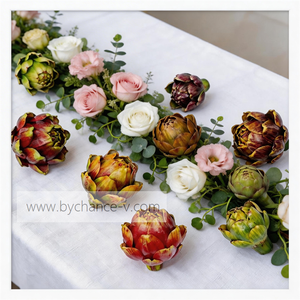 Centros de mesa para fiestas y eventos, decoración de galería, arreglos florales, alcachofa falsa para la decoración de la Mesa de la cocina de la casa - Product Image 3