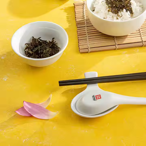 Prix d'usine Logo personnalisé Cuillère à café en céramique Cuillères à soupe à salade Cuillère en porcelaine - Product Image 6