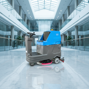 Batterie betriebener Auto-Cleaning-Aufsitz-Boden wäscher Neuer Zustand Industrielle Akku-Boden waschanlage zum Polieren - Product Image 5