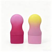 Bouteille en plastique vide de 40g en forme de guimauve inversée, contenant pour soins de la peau, crème solaire, lotion, shampoing et crème pour les mains, avec bouchon à vis