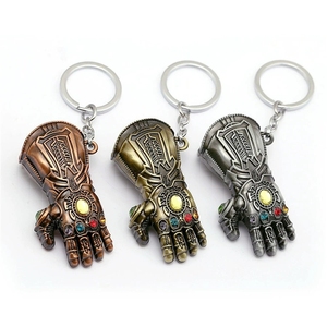 Portachiavi con Moschettone in Lega di Zinco Design Anime Guanti di <span class=keywords><strong>Thanos</strong></span> con Apribottiglie, Ciondolo Regalo RMZP083 - Product Image 5