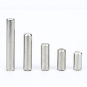 10 unids/bolsa 304 pasador de ubicación cilíndrico de acero inoxidable pasadores de bloqueo de eje fijo de Metal barra redonda varilla sólida - Product Image 1