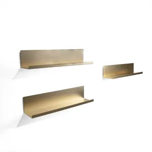 <span class=keywords><strong>Design</strong></span> Simple étagère murale en métal <span class=keywords><strong>suspendue</strong></span> étagère flottante avec quincaillerie à vis - Product Image 2