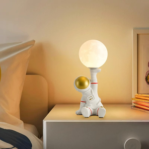 BIFANG maison créatif dessin animé lune veilleuse résine lumière ambiante pour astronaute champignon léger Protection des yeux enfants - Product Image 3