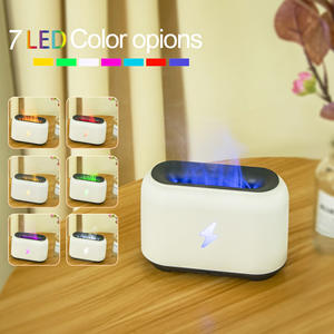 เครื่องเพิ่มความชื้นในอากาศ JCSY Lightning Flame ขนาด 150 มล. แบบ USB พร้อมฟังก์ชั่นตั้งเวลา สำหรับใช้ในบ้านและสำนักงาน - Product Image 4