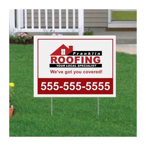 أفضل سعر لطباعة فناء كورفلوت مخصص مع لافتات على المحك لافتات فناء بلاستيكية مضلعة لعلامات العشب - Product Image 6