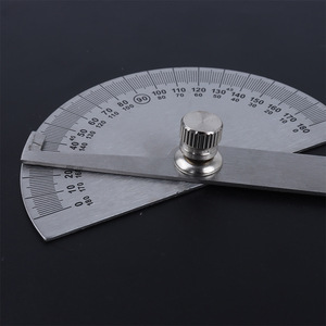 Medidor de ángulos de acero inoxidable, herramienta de precisión industrial de 180 grados para aplicaciones de metalurgia e ingeniería - Product Image 2