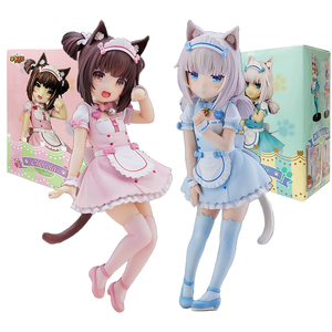ฟิกเกอร์แมวสาวน้อยอนิเมะ <span class=keywords><strong>NEKOPARA</strong></span> ขนาด 18 ซม. ช็อกโกแลต วานิลลา น่ารัก สวย สไตล์แมว โมเดล PVC ของเล่นเด็ก ของสะสม ตุ๊กตา ของขวัญ - Product Image 1